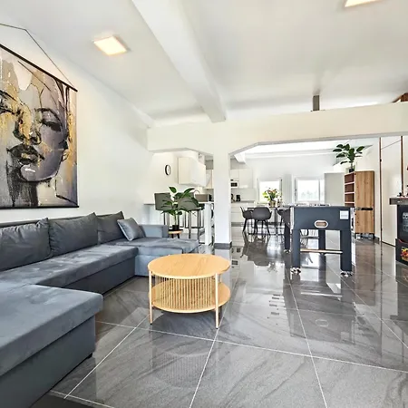 Apartamento Loft Fuer Bis Zu 12, Whirlpool, Infrarotsauna, Arcade-spiele, Tischfussball, Wii Nuremberga