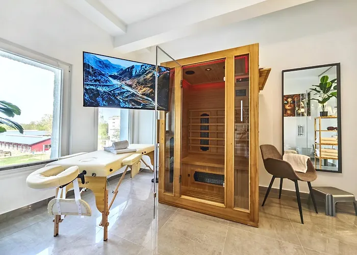 Loft Fuer Bis Zu 12, Whirlpool, Infrarotsauna, Arcade-spiele, Tischfussball, Wii Апартаменты *