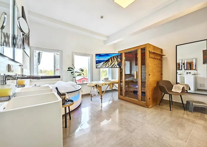 Loft Fuer Bis Zu 12, Whirlpool, Infrarotsauna, Arcade-spiele, Tischfussball, Wii Апартаменты *