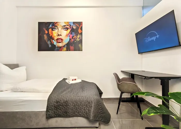 Апартаменты Loft Fuer Bis Zu 12, Whirlpool, Infrarotsauna, Arcade-spiele, Tischfussball, Wii Нюрнберг
