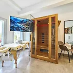 Loft Fuer Bis Zu 12, Whirlpool, Infrarotsauna, Arcade-spiele, Tischfussball, Wii דירה *